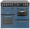 Stoves Richmond Deluxe 100Ei RTY 100cm Electric Range Cooker with Induction Hob - Twilight Blue