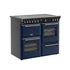 Stoves Richmond Deluxe 100Ei RTY 100cm Electric Range Cooker with Induction Hob - Midnight Blue