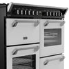 Stoves Richmond Deluxe 110DF 110cm Dual Fuel Range Cooker - Ice White