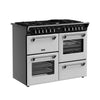 Stoves Richmond Deluxe 110DF 110cm Dual Fuel Range Cooker - Ice White
