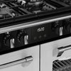 Stoves Richmond Deluxe 110DF 110cm Dual Fuel Range Cooker - Ice White