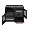 Stoves Richmond Deluxe 110DF 110cm Dual Fuel Range Cooker - Garnet Red