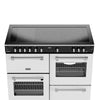 Stoves Richmond Deluxe 110Ei RTY 110cm Electric Range Cooker with Induction Hob - Ice White