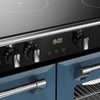 Stoves Richmond Deluxe 110Ei RTY 110cm Electric Range Cooker with Induction Hob - Twilight Blue