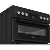 Beko EDC6731K 60cm Electric Cooker with Ceramic Hob - Black