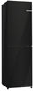 Bosch Series 2 KGN27NBEAG 55cm wide Frost Free Fridge Freezer - Black - E Rated