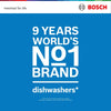 Bosch SMS26AW08G Series 2 Standard Dishwasher - White - E Rated