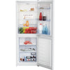 Beko CCFM4552W 54cm wide Frost Free Fridge Freezer - White - E Rated