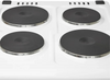 Haden HES051W 50cm Electric Cooker with Solid Plate Hob - White