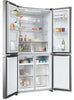 Haier HCR3818ENMM American Fridge Freezer - Inox - E Rated