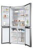 Haier HCR3818ENMM American Fridge Freezer - Inox - E Rated
