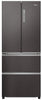Haier HFR3718ENMD 70cm wide Frost Free Fridge Freezer - Dark Inox - E Rated
