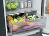 Haier HTR3518ENMTK 55cm wide Frost Free Fridge Freezer - Black - E Rated