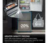Haier HTR3518ENMWK 55cm wide Frost Free Fridge Freezer - White - E Rated