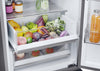Haier HTW5618EWMP 60cm wide Frost Free Fridge Freezer - Dark Inox - E Rated