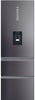 Haier HTW5618EWMP 60cm wide Frost Free Fridge Freezer - Dark Inox - E Rated