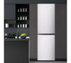 Hisense RB327N4BCE 55cm wide Frost Fridge Freezer - Stainless Steel - E Rated