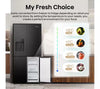 Hisense RQ5P470SYFD American Fridge Freezer - Black - D Rated