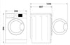 Hotpoint CHD93MWWUK 9kg Heat Pump Tumble Dryer - White - A Rated