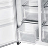 Hoover HHSBSO-6174XK-1 American Fridge Freezer - Stainless Steel - E Rated