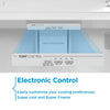 Midea MDRE379FGE01D Integrated Fridge Freezer with Sliding Door Fixing Kit -White - E Rated