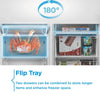 Midea MDRE379FGE01D Integrated Fridge Freezer with Sliding Door Fixing Kit -White - E Rated