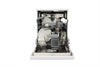 Sensis DWF0114FSDW Standard Dishwasher - White - D Rated