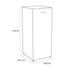 Sensis RFTLF01Z54EW 55cm wide Tall Freezer - White - E Rated