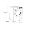 Sensis TDHF019A2W 9Kg Heat Pump Tumble Dryer - White - A+ Rated
