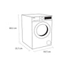 Sensis WMF01814AW 8Kg Washing Machine with 1400 rpm - White - A Rated