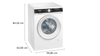 Siemens WG46G2Z2GB 9Kg Washing Machine with 1600 rpm - White - A Rated
