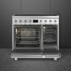 Smeg C92IMX2 Symphony Classic 90cm Electric Range Cooker with Induction Hob - S/Steel