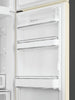 Smeg FAB30RCR6UK Retro 60cm wide Fridge Freezer - Cream - Right Hand Hinge - C Rated