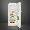 Smeg FAB30RCR6UK Retro 60cm wide Fridge Freezer - Cream - Right Hand Hinge - C Rated