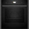 Neff N90 B64CS71G0B Slide&Hide Wifi Connected Built In Electric Single Oven - Graphite