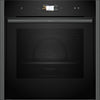 Neff N90 B64VS71G0B Slide&Hide Wifi Connected Built In Electric Oven with Steam Function - Graphite