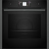 Neff N90 B64VT73G0B Slide&Hide Wifi Connected Built In Electric Oven with Steam Function - Graphite