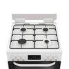Hotpoint HDD6GDC2W 60Cm Dual Fuel Cooker - White