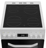 Hotpoint HDE5VDCW 50cm Electric Cooker with Ceramic Hob - White