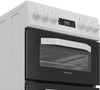 Hotpoint HDE5VDCW 50cm Electric Cooker with Ceramic Hob - White