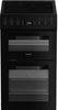 Hotpoint HDE5VDCB 50cm Electric Cooker with Ceramic Hob - Black