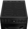 Hotpoint HDE5VDCB 50cm Electric Cooker with Ceramic Hob - Black