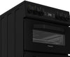Hotpoint HDE5VDCB 50cm Electric Cooker with Ceramic Hob - Black