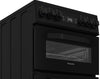 Hotpoint HTE5VCB 50cm Electric Cooker with Ceramic Hob - Black