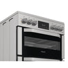 Hotpoint HDE6VDCAX 60cm Electric Cooker with Ceramic Hob - Stainless Steel