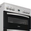 Indesit IDE6VDCS1 60cm Electric Cooker with Ceramic Hob - Silver