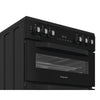 Hotpoint HDE6VDCASB1 60cm Electric Cooker with Ceramic Hob - Black