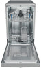 Indesit IN2FE10CS90SUK Slimline Dishwasher - Silver - E Rated