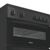 Indesit IDE6VMB 60cm Electric Cooker with Ceramic Hob - Black