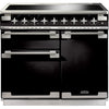 Rangemaster Elise ELS100EIGB/ 100cm Electric Range Cooker with Induction Hob - Gloss Black